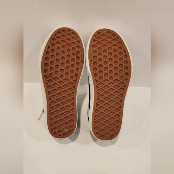 Vans off the wall Leather Canvas Suede Sneakers  Kids Size 1 - Picture 6 of 7